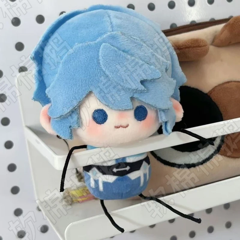 10cm Anime Game Honor of Kings Zhu GeLiang Kawaii Cosplay Soft Cotton Doll Stick Body Cartoon Mini Toy Figures Fans Decor Gifts