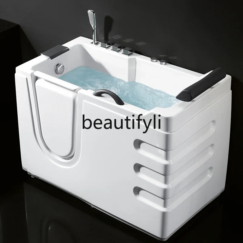 

Walk-in intelligent Jacuzzi U-shaped luxury bathtub