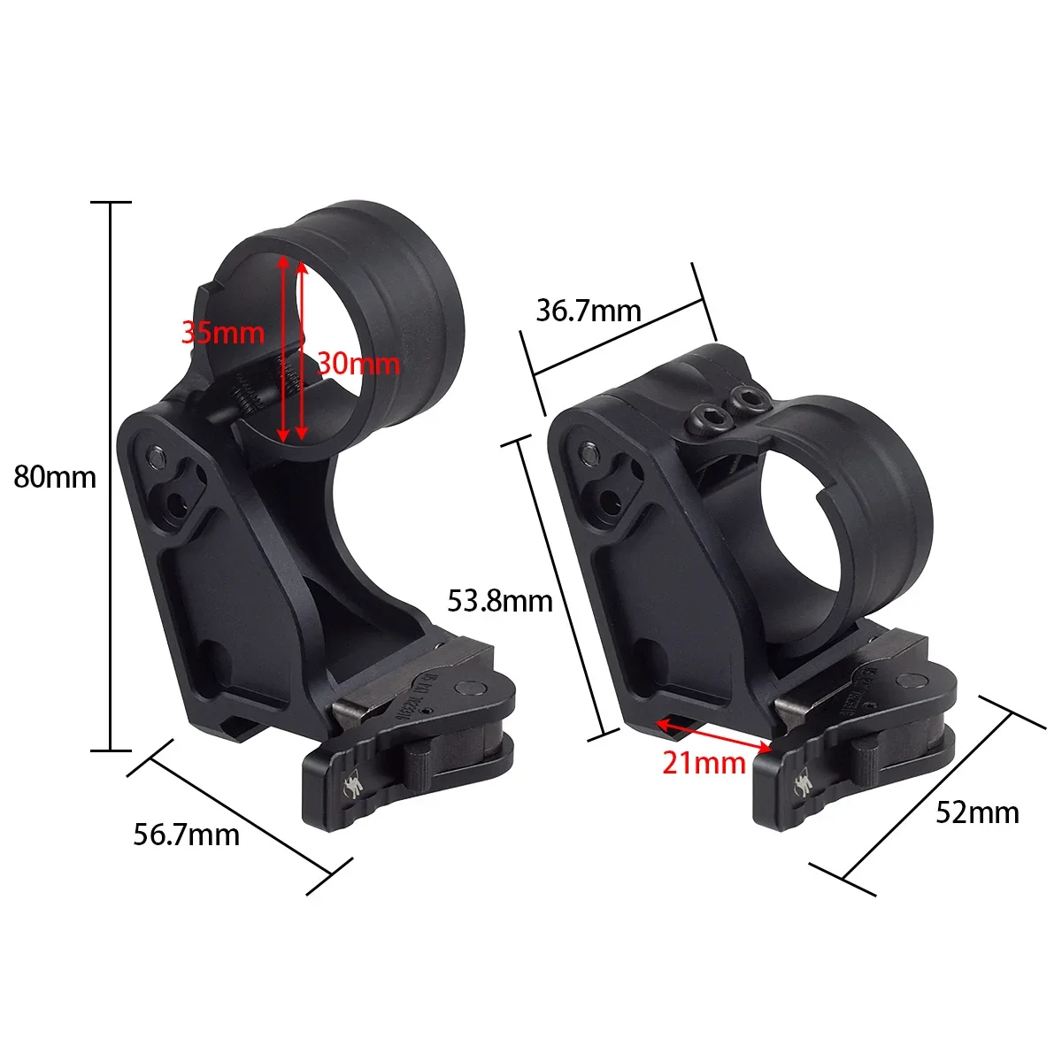 الوحدة التكتيكية FTC جبل ل G33 G43 المكبر 3X ل Aimpoin T01 T02 سريع الناهض الادسنس بندقية ريد دوت نطاق البصر جبل الصيد