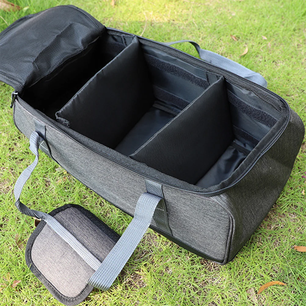 

Camping Cookware Storage Bag Oxford Cloth Waterproof For Outdoor Picnic Travel Barbecue Multi-Use Pot Stove Container Utensil