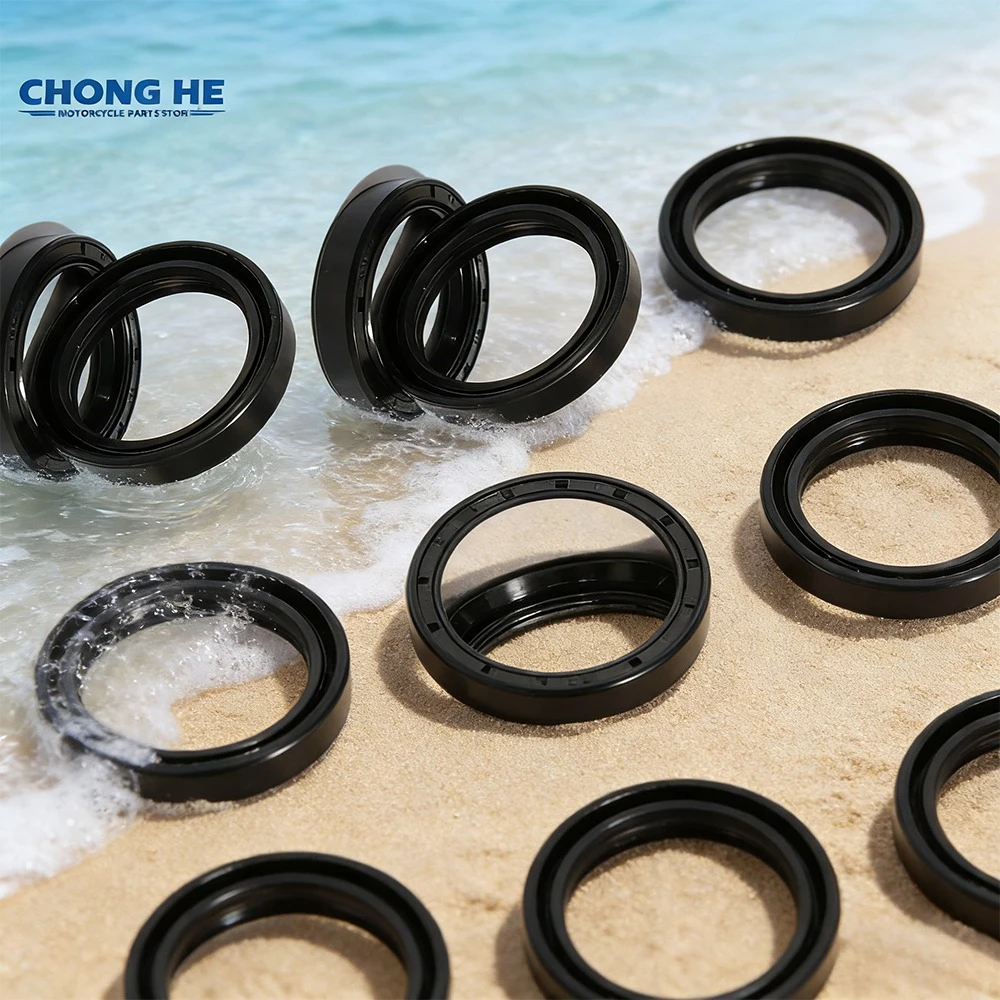 38mm X 50mm X 11mm Front Fork Shock Damper Oil Seal & Dust Seal Kit Set Motorcycle Spares 38X50X11