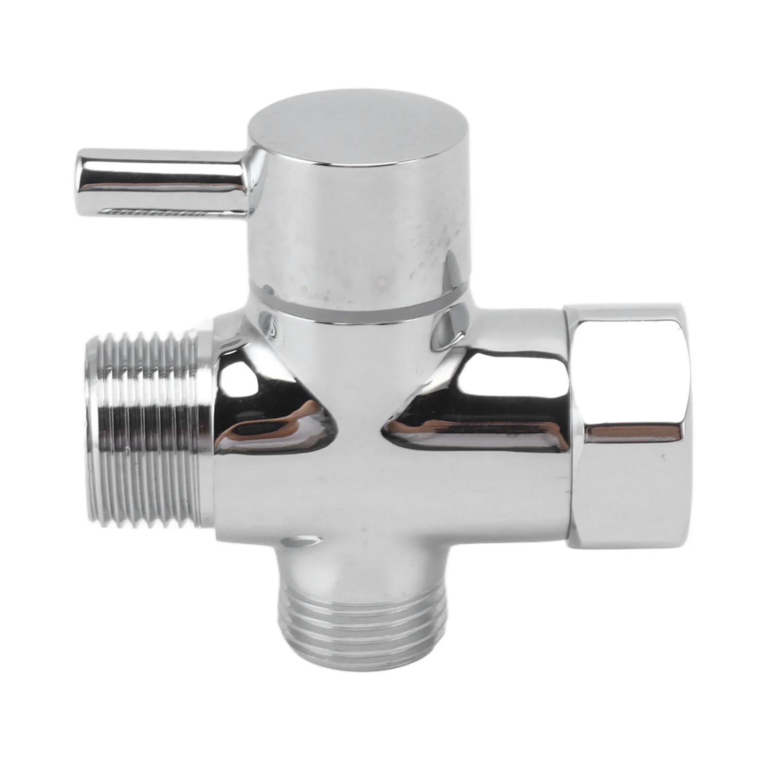 

3 Way Shower Diverter Rich Texture Exquisite Workmanship Brass 3 Way Shower Diverter Delicate for Handheld Shower Head