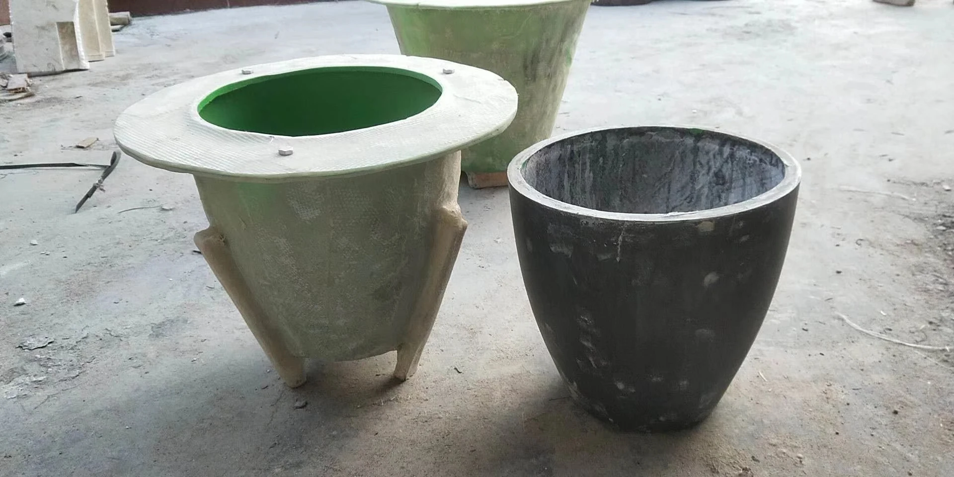 New designs concrete cement fiberglass flower pot molds