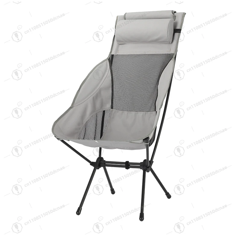

Outdoor Picnic Fishing Aluminum Alloy Portable Foldable High Back Moon Beach Chair
