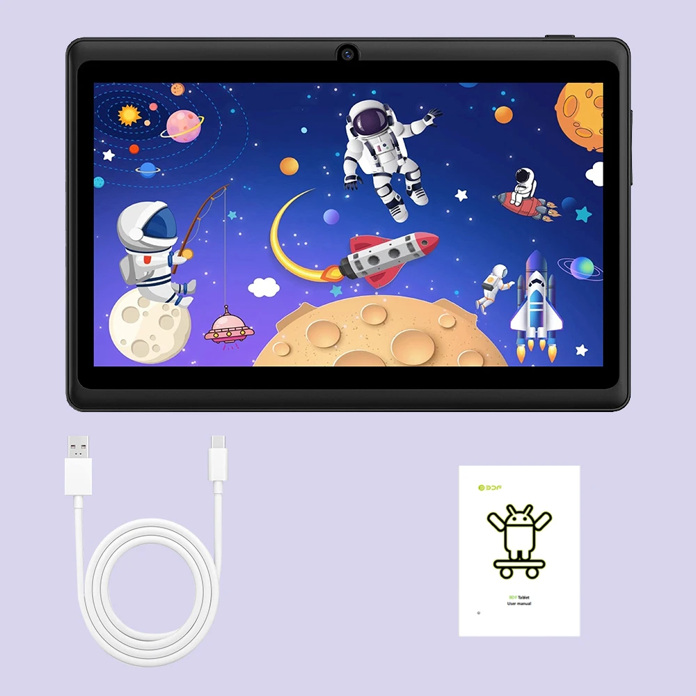 New 7.0-inch Android 13 Kids tablet, 4GB RAM+64GB RAM, 1024x600 High-Definition Touch screen, Dual camera 2MP+5MP, 4000mAh