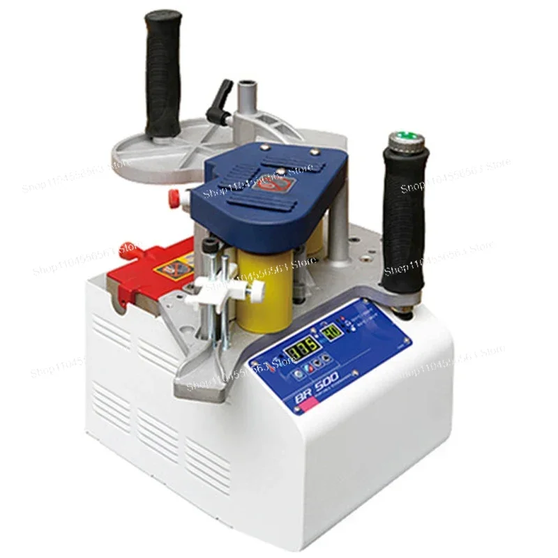 BR500 Portable Edge Bander | Auto Gluing Speed/Temp Adjustable Wood PVC Edge Banding Machine