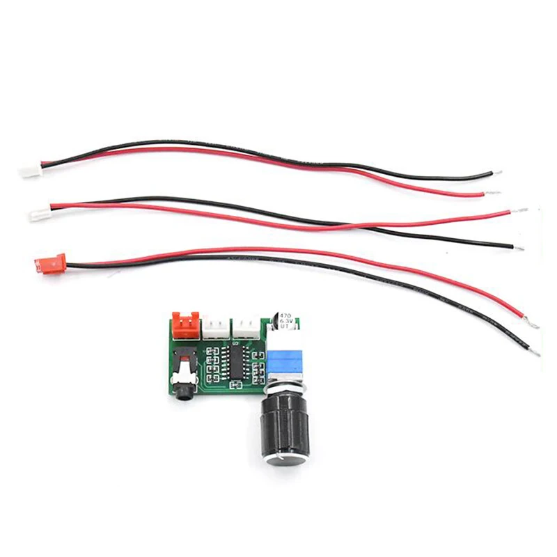 PAM8403 moduł płytki cyfrowego wzmacniacza mocy z pokrętłem głośności podwójne kanały wejście AUX 2*3W DC 5V płyta wzmacniacza