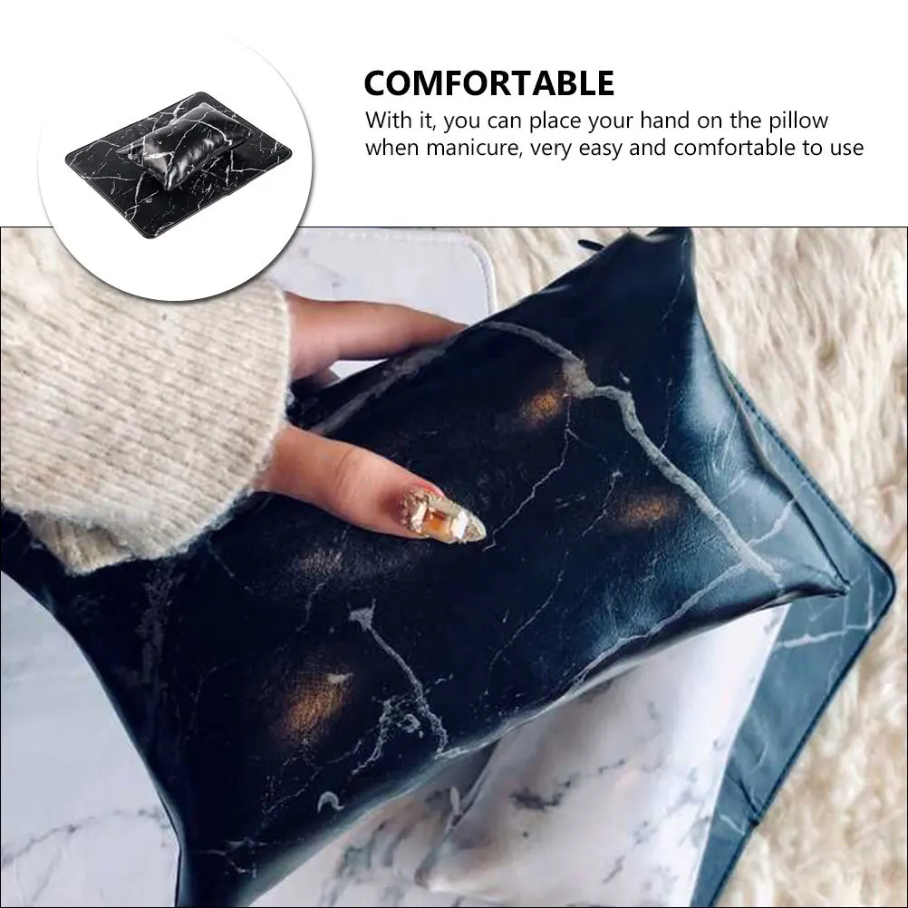 

1 Set Manicure Hand Pillow Mat Nail Art Pad Wrist Rest For Salon Home Use Nail Mat Hand Cushion Manicure Accessory