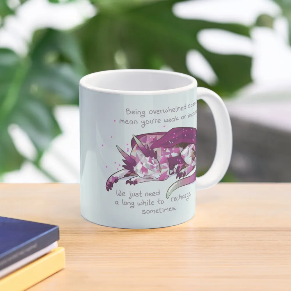 Being Overwhelmed Does Not Mean You Re W  Mug Simple Handle Round Printed Coffee Image Picture Photo Design Gifts Tea Drinkware