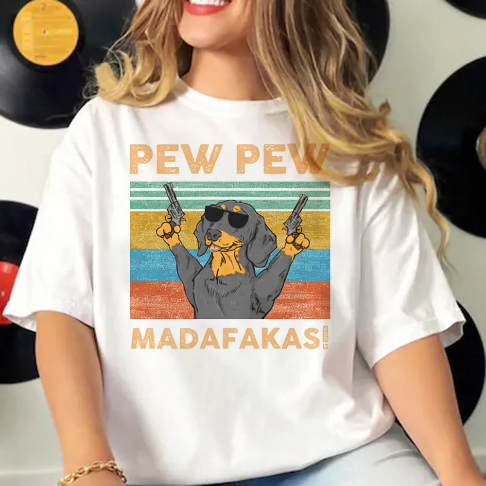 

Teckel t-shirtfemmesHarajuku séchage rapidet-shirt fille drôle Animevêtementschemis àmanchescourtes t-shirt idéecadeau vêtements