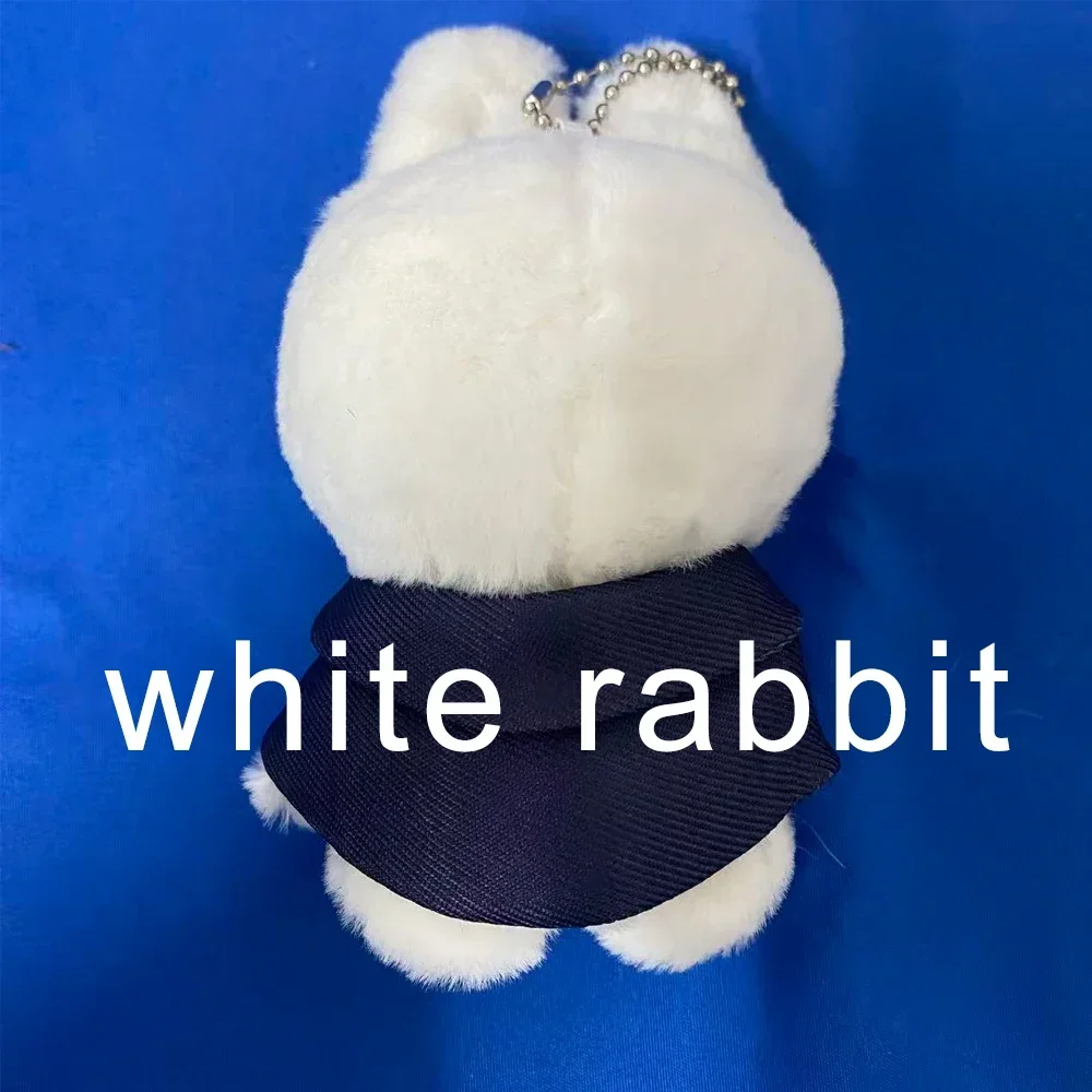 -.10cm Kpop Plush Keychain Doll Bear Foxes Plush Cartoon Stuffed Animal Doll Magic School Bean Eye Cloak Cloak Doll Birthday Toy