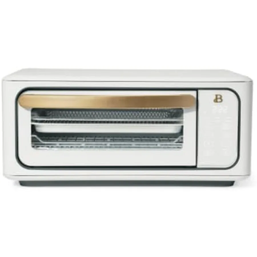 

Инфракрасная духовка-тостер для жарки на воздухе, 9 ломтиков, 1800 Вт, белый кухонный прибор с быстрым нагревом и энергосберегающей готовкой