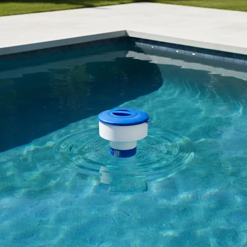 Swimming Pool Enduring Floating Dispenser Automatic Sterilizer Chlorine Float view 4