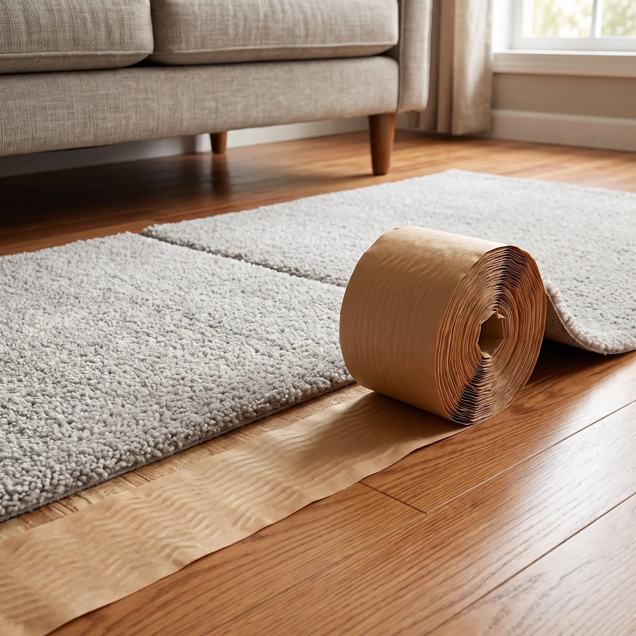 1 Roll Carpet Joining Seam Heat Tape Polyester Hot Melt Strong Bond Tape for Rug Joining Installation Living Room Bedroom Office