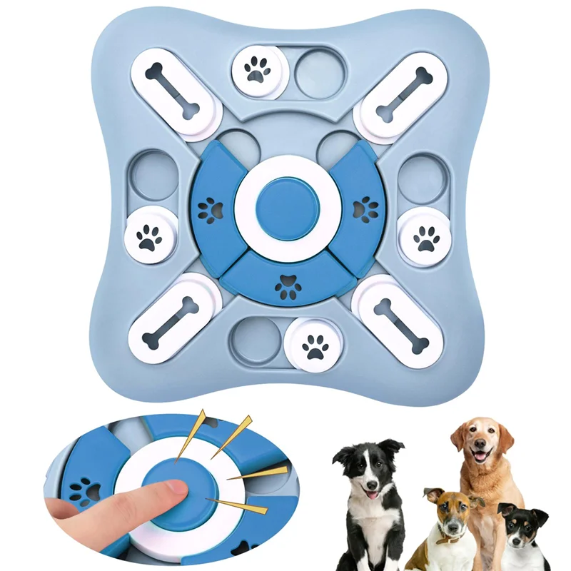 Fresh Dog Slow Feeder Food Dispenser Interactive Plaything For Puppies To Increase IQ Non-Slip Bowl Pet Puzzle Training Gam