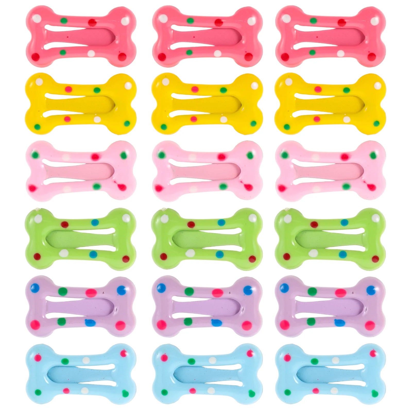 

40Pcs Colorful Hair Barrettes for Kids Mini Bone Design Snap Clips Candy Tones Cute Hair Accessories for Baby Girls Toddler