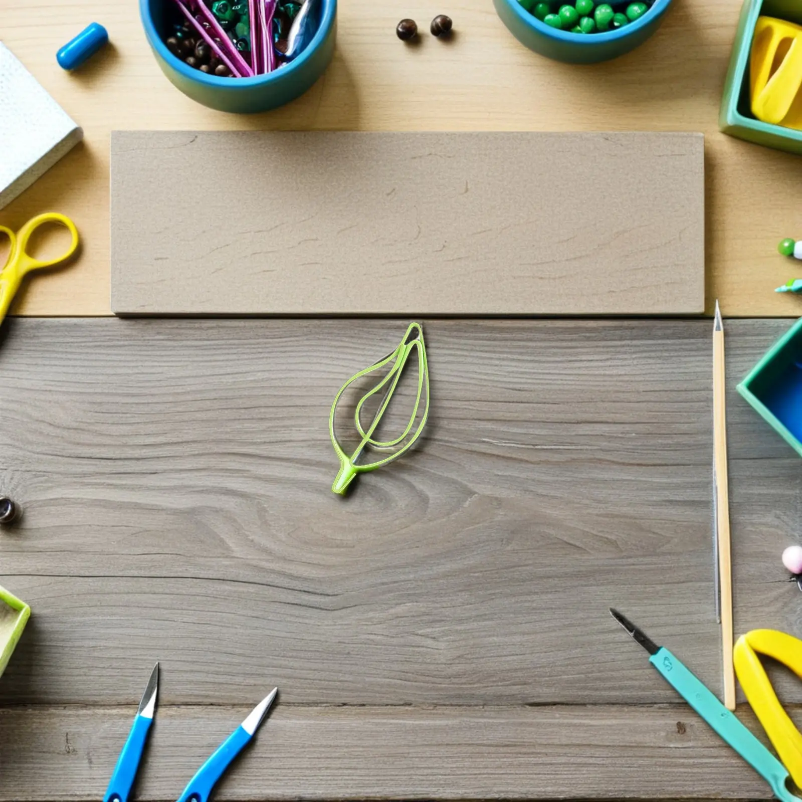 30Pcs Unique Leaf Paper Clips Fun Decorative Metal Paper Clips for Office School Home Study Calendar Notebook Scrapbook Bookmark