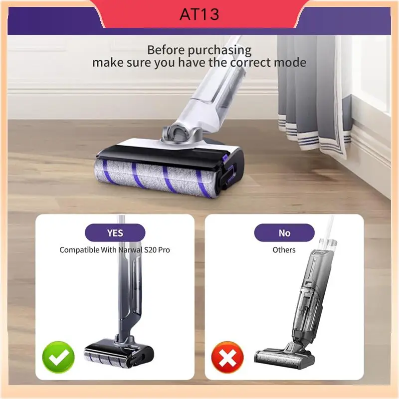 

AT13 For NARWAL S20 Pro Cordless Wet Dry Vacuum Cleaner 1 Roller Brush And 4 Filter Replacement Parts