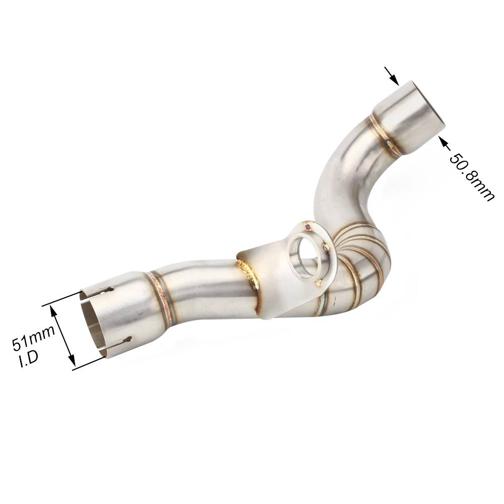 For BMW F750GS  / F850GS  / Adventure      2018 2019 2020   Motorcycle Exhaust Header Link Pipe Slip-on