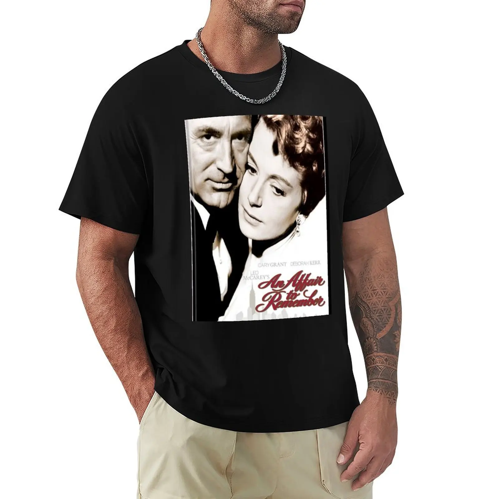 An Affair To Remember movie cover T-Shirt Casual Street Style Short Sleeve Tee