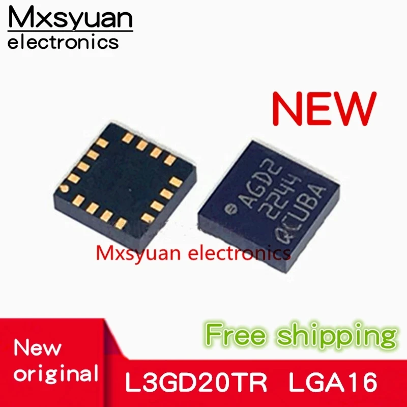 10pcs~100pcs/lot L3GD20TR L3GD20 LGA-16 AGD2 New and original digital gyro sensor chip