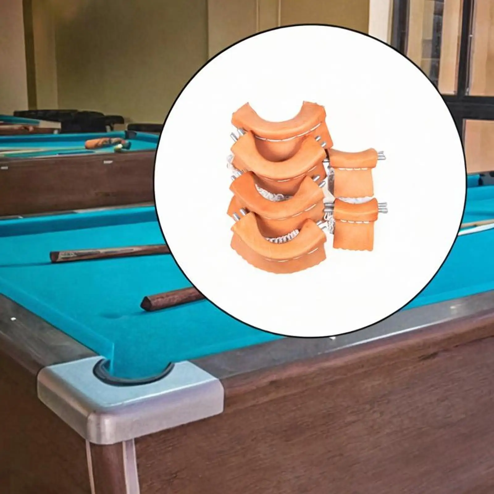 

Billiard Table Pockets Set Accessories Replacement Billiards Net Bags for Beginners Competition Enthusiasts Training Players