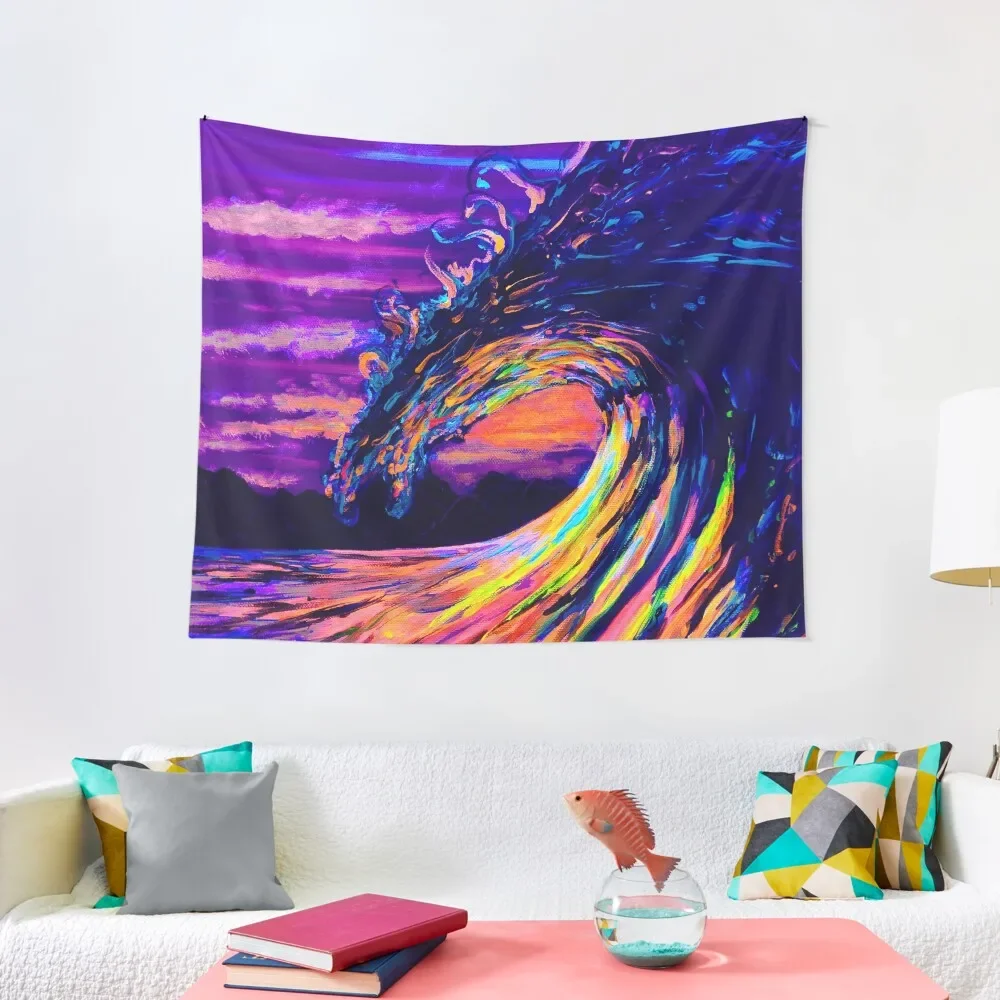 Let the waves hold you Tapestry Wall Art For Bedroom Tapestry