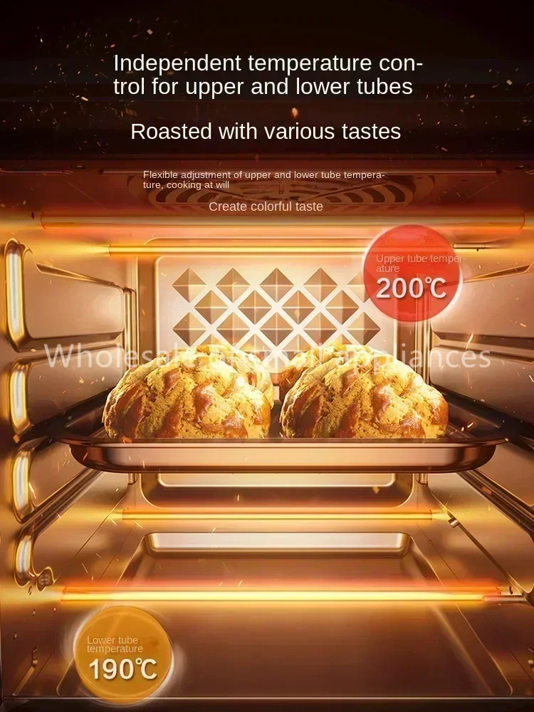 Air Frying Electric Oven Large Capacity Household Small Multi-functional Cake Bread Baking Machine Household Oven