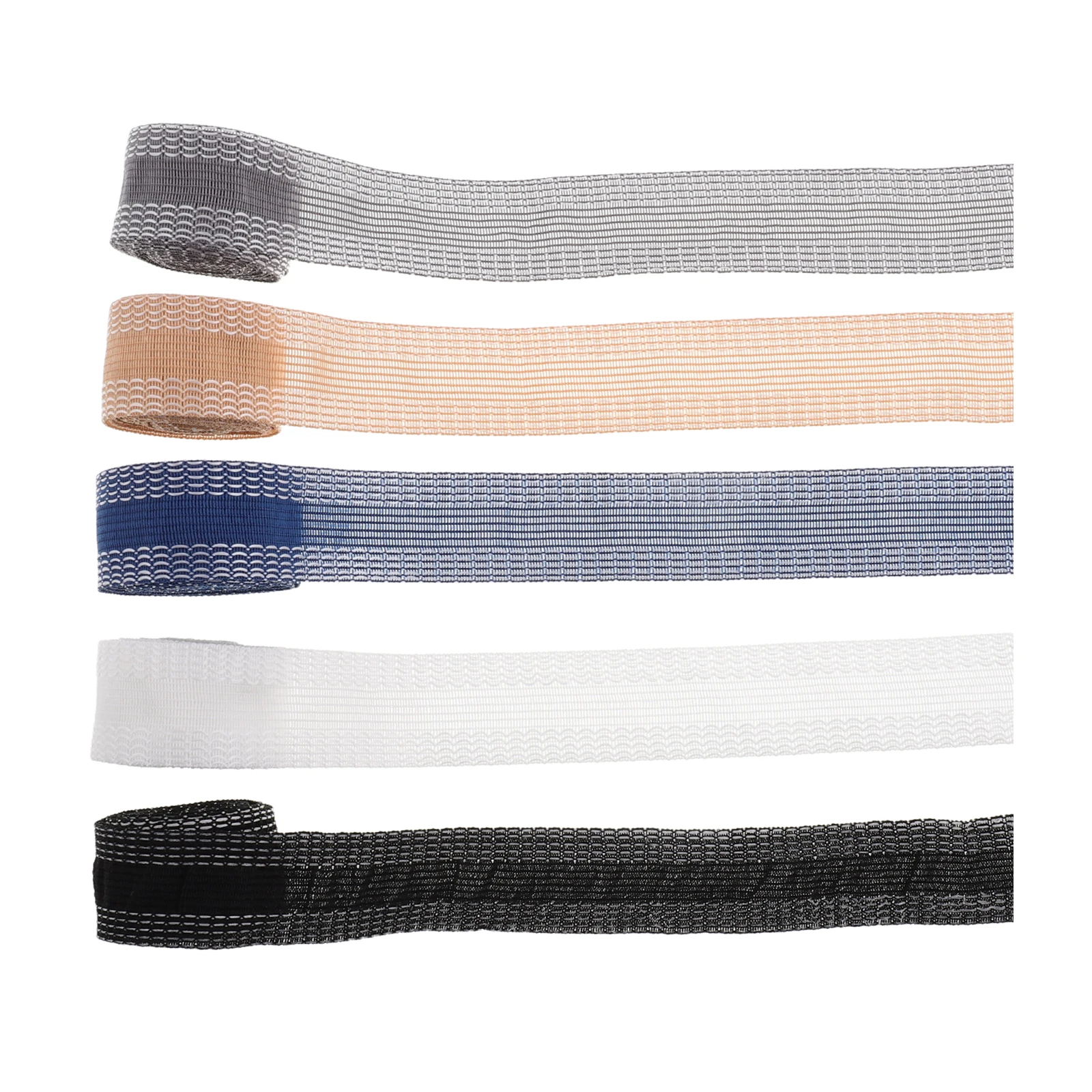 

5 Rolls Iron on Hem Tape Self Adhesive Pants Hem Tape No Hemming for Jeans Trousers Shorten Pants Without Sewing