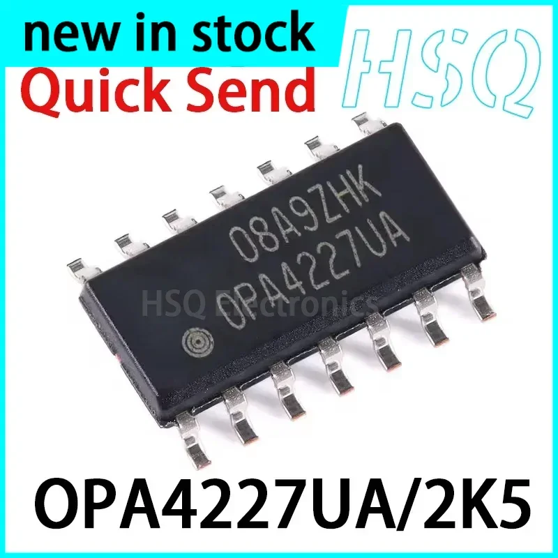 1PCS Genuine OPA4227UA/2K5 OPA4227UA SOIC-14 Four Channel High-precision Operational Amplifier Chip in Stock
