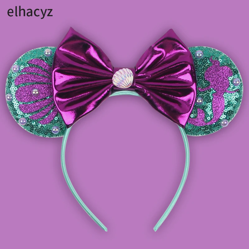 2024 Disney Mickey Ears Headband Sequins 5