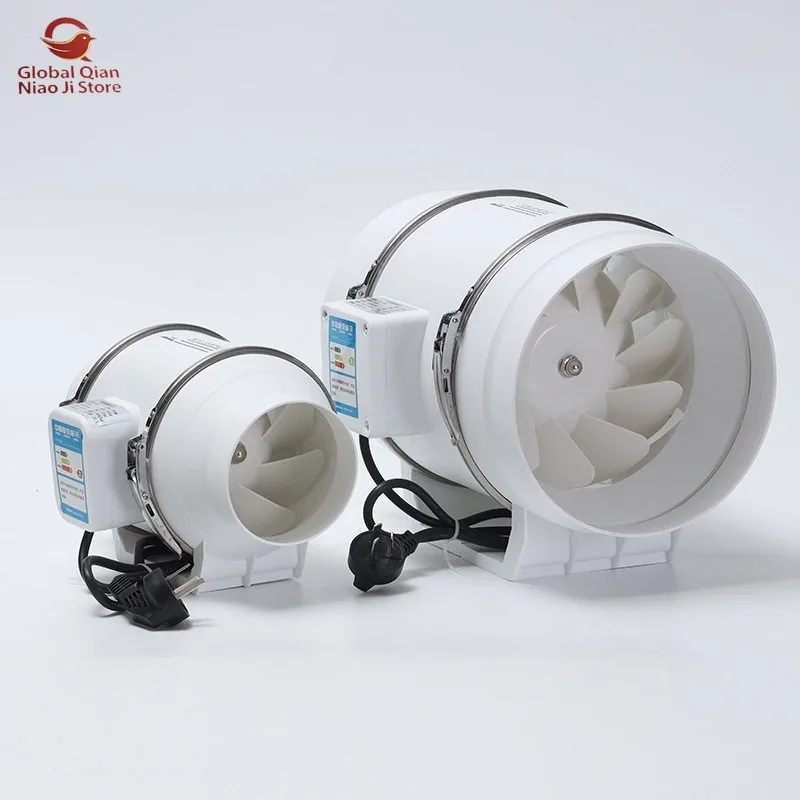 Laboratory Mixed‑flow Fan, Ventilation Duct Fan, Silent Air Exchange and Exhaust Equipment, Axial Duct Exhaust Fan