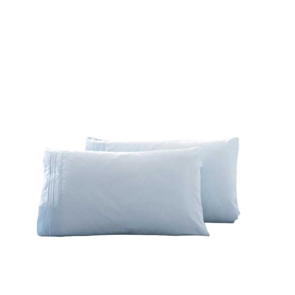 Set of 2 Queen Size Microfiber Pillowcases Lightweight Envelope Closure Pillow Cover Large King Size Soft Pillow Cases Home