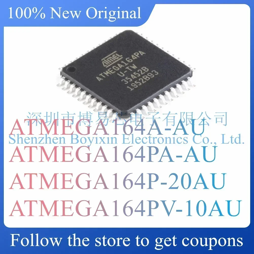 

ATMEGA164A-AU ATMEGA164PA-AU ATMEGA164P-20AU ATMEGA164PV-10AU Standard version