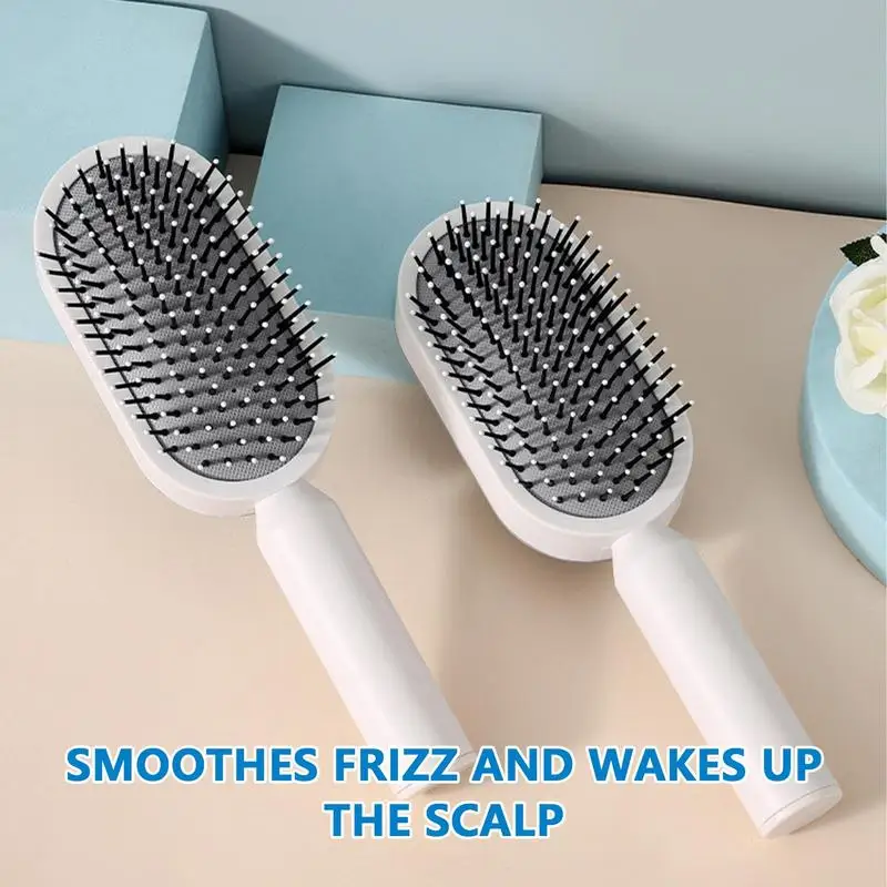 Comb For Curly Hair Durable Massage Comb Hair Brush For Scalp Massage And Custom Bristles Hair Brush For Wet Or Dry Hair