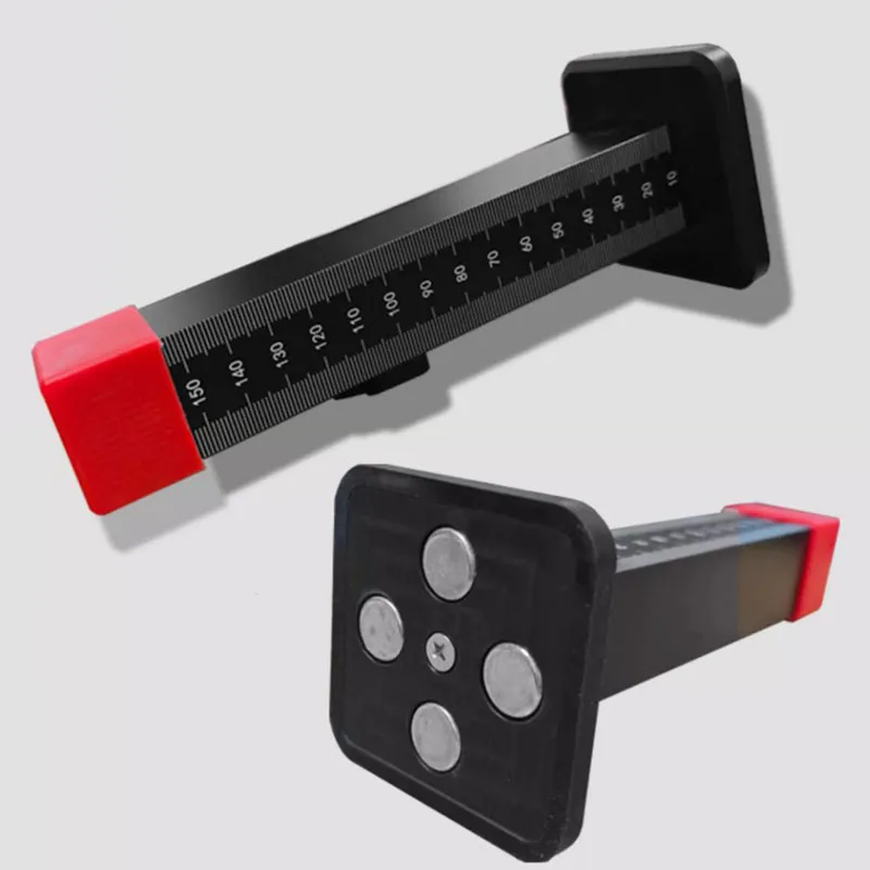 For precise floor and wall tiling, professional adjustable tile level - magnetic base, laser scale