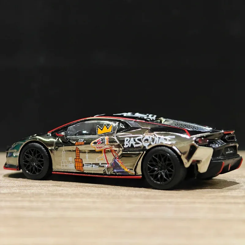 Trends Hobby 1:64 Lamborghini Temerario Basquiat Hec Exhibition