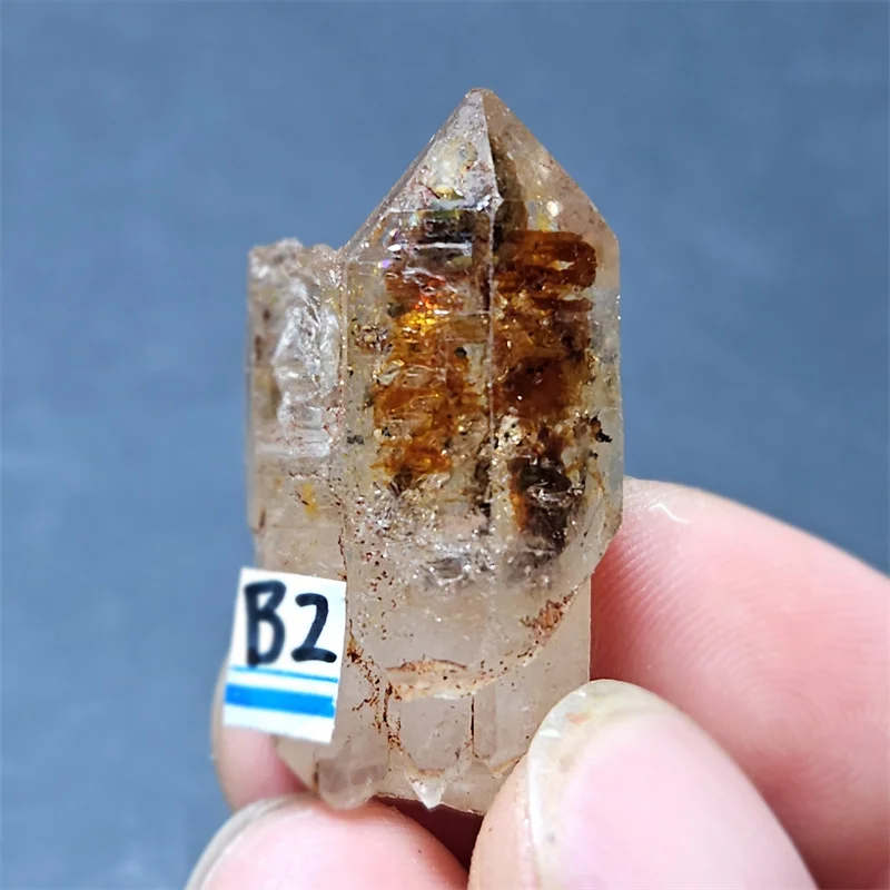 

Natural Crystal Obelisk Point Energy Healing Herkimer diamond Raw Stone Mineral specimen Teaching home decoration gem collection