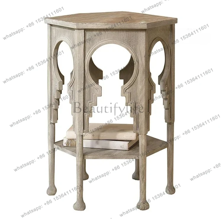 

LXАмериканский деревенский художник для дома, спальни, прикроватная тумбочка для гостиной, небольшой журнальный столик, дизайнерский стиль, высокий смыслSSS