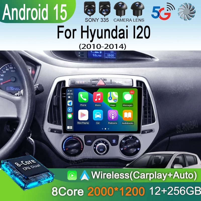 

Car Radio Android 15 Carplay Auto Multimedia Player For Hyundai I20 2010 2012 2013 2014 DSP Autoradio GPS Stereo 2din Head Unit