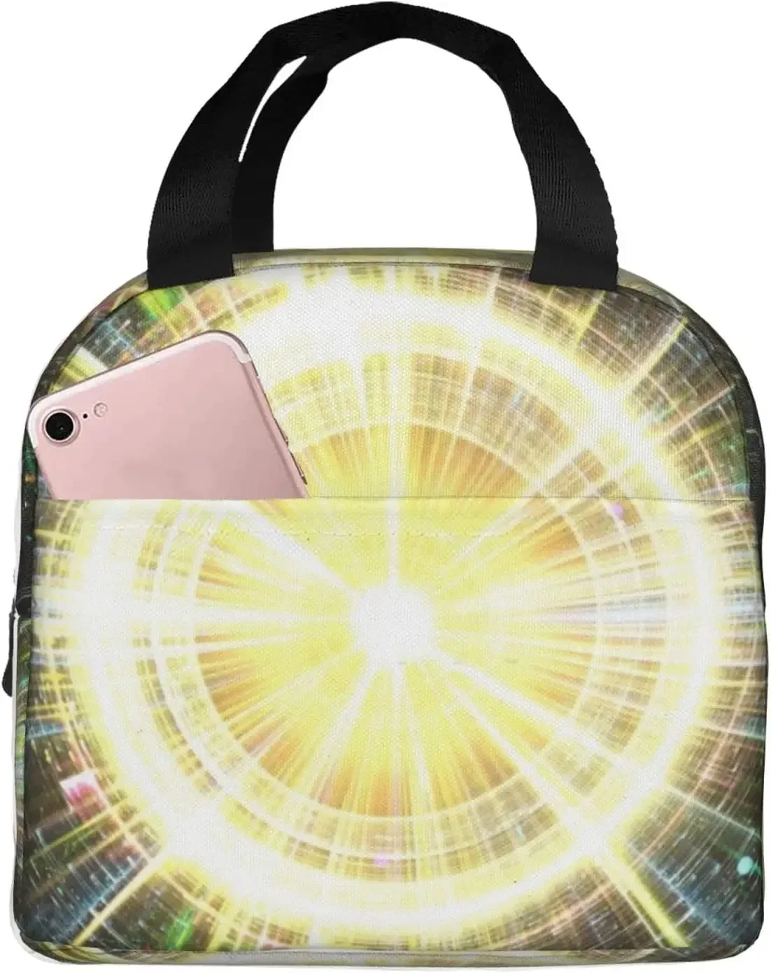 Butterfly, You Are My Sunshine, Sunflower, Cute Cartoon Character, Multi-functional Lunch Box, Reusable Lightweight Lunch Bag
