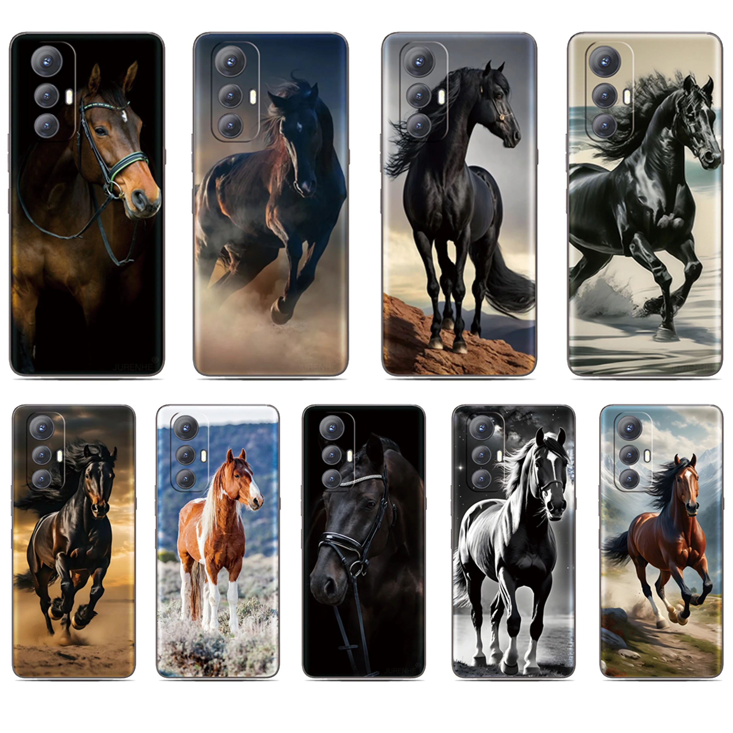

Wild Horse Phone Case For Motorola Moto G84 G32 G34 G45 G35 G42 G50 G51 G52 G82 G53 G60 G62 G71 G72 G73 G75 G31 G41 Cover