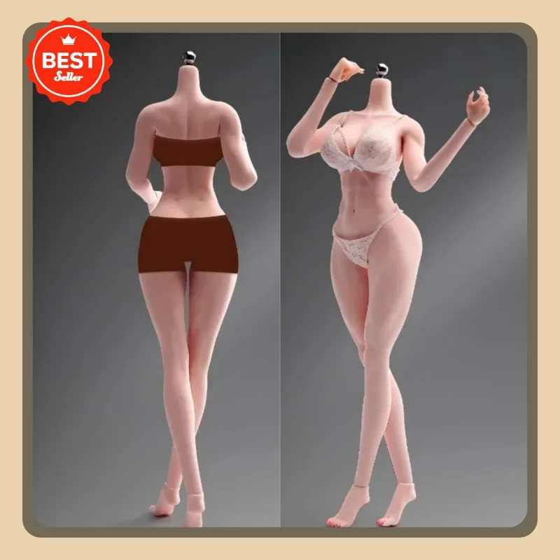 

YM507 1/6 Scale Sexy Super Flexible Realistic Seamless Female Body Platinum Silicone for 12-inch Action Figures Body DIY