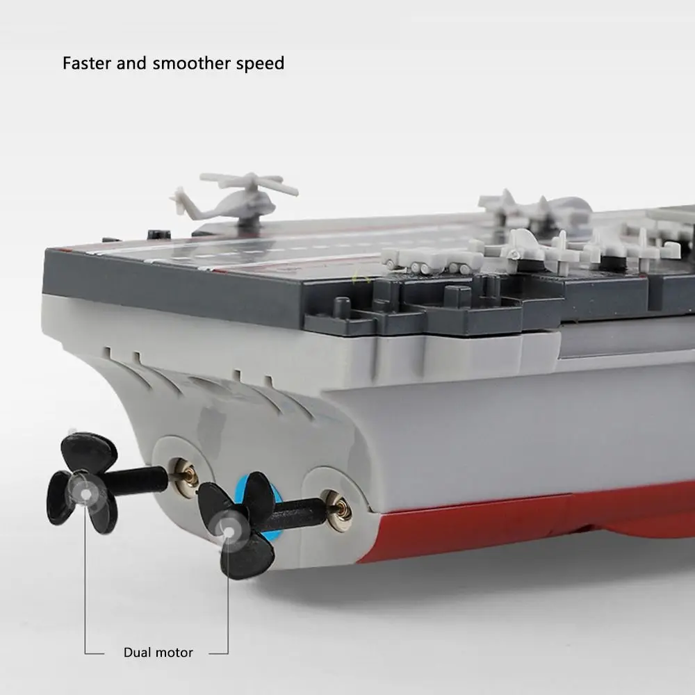New High-speed Remote Control Ship Simulation Ship Kids Toy Warship Model Water Game Mini Battleship Boys