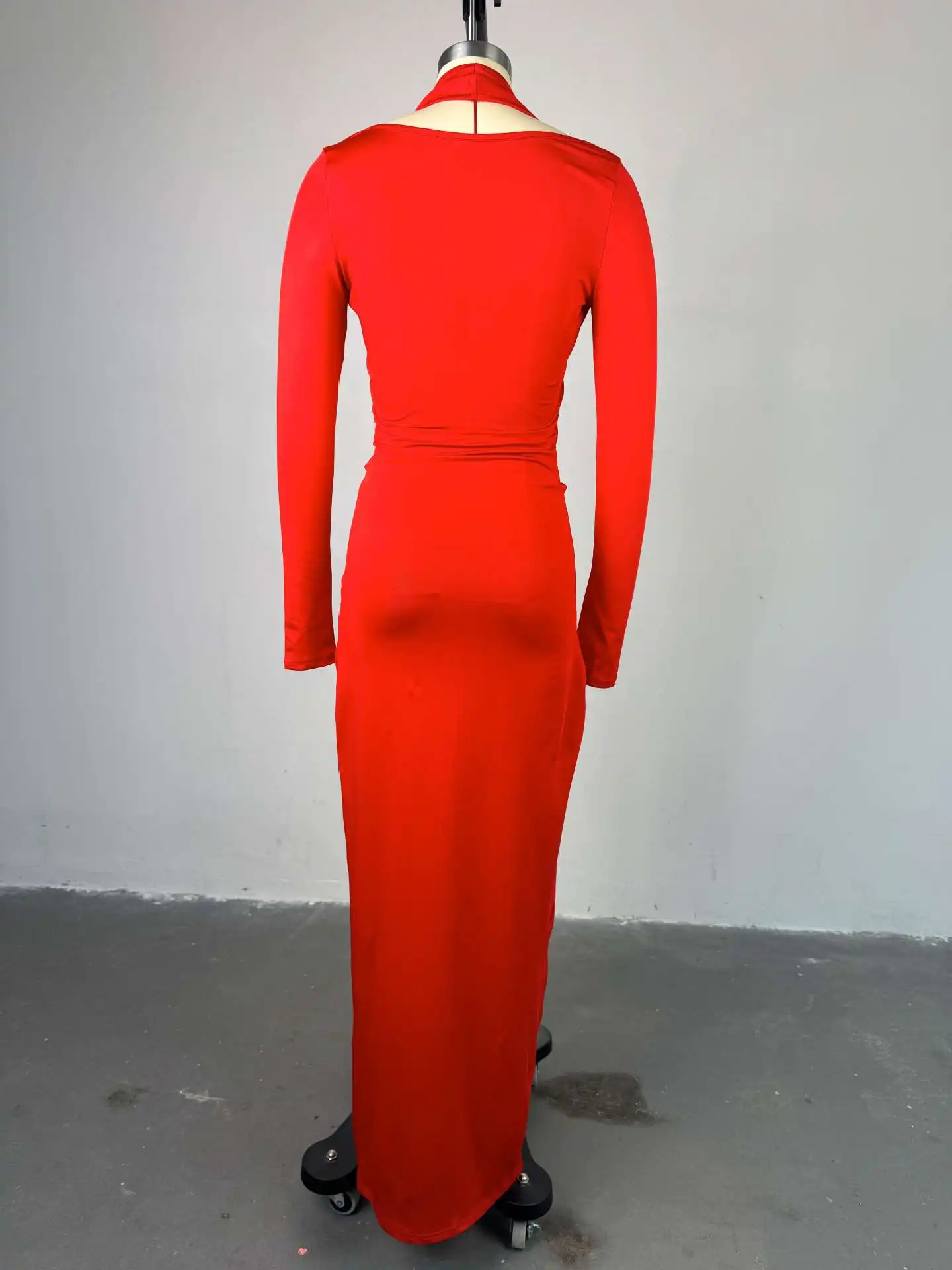 CM.YAYA Women Full Sleeve Pile Collar Long Maxi Dress 2025 Sweet Holiday  Beach Birthday Evening Sexy Girl Party Dresses Vestidos - AliExpress  200000345