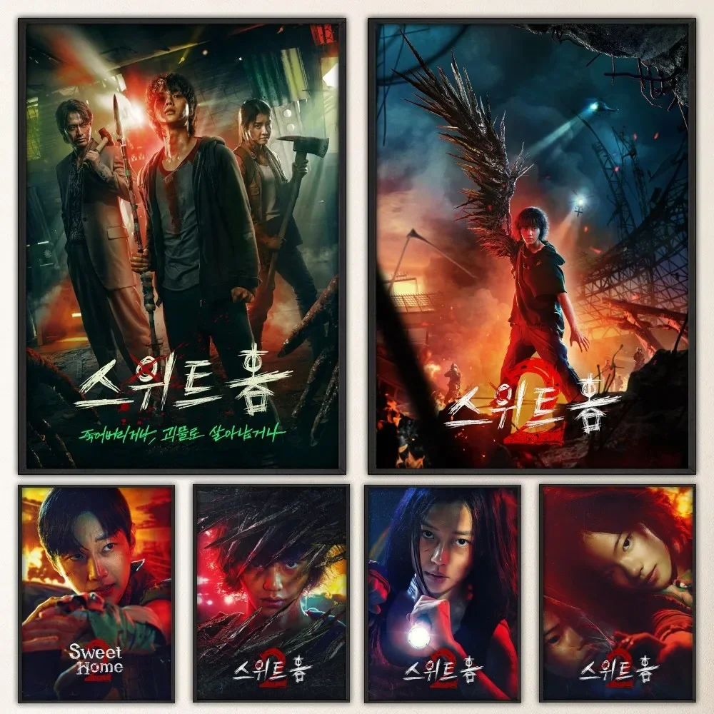 S-Sweet H-Home Hot TV Series Poster Prints Poster Wall Painting Bedroom Living Room Wall Bar Restaurant Sticker Small