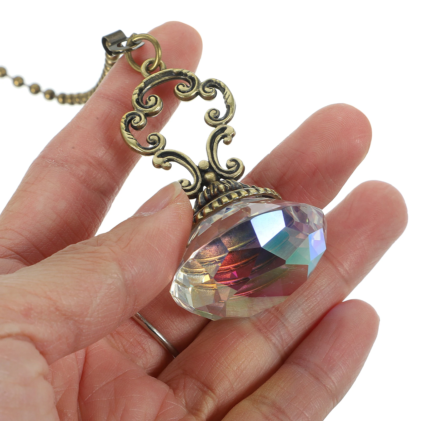 

Pendant Switch Pull Chain Extension Crystal Knob for Ceiling Cord Chains Extender Vintage Lamp Hardware
