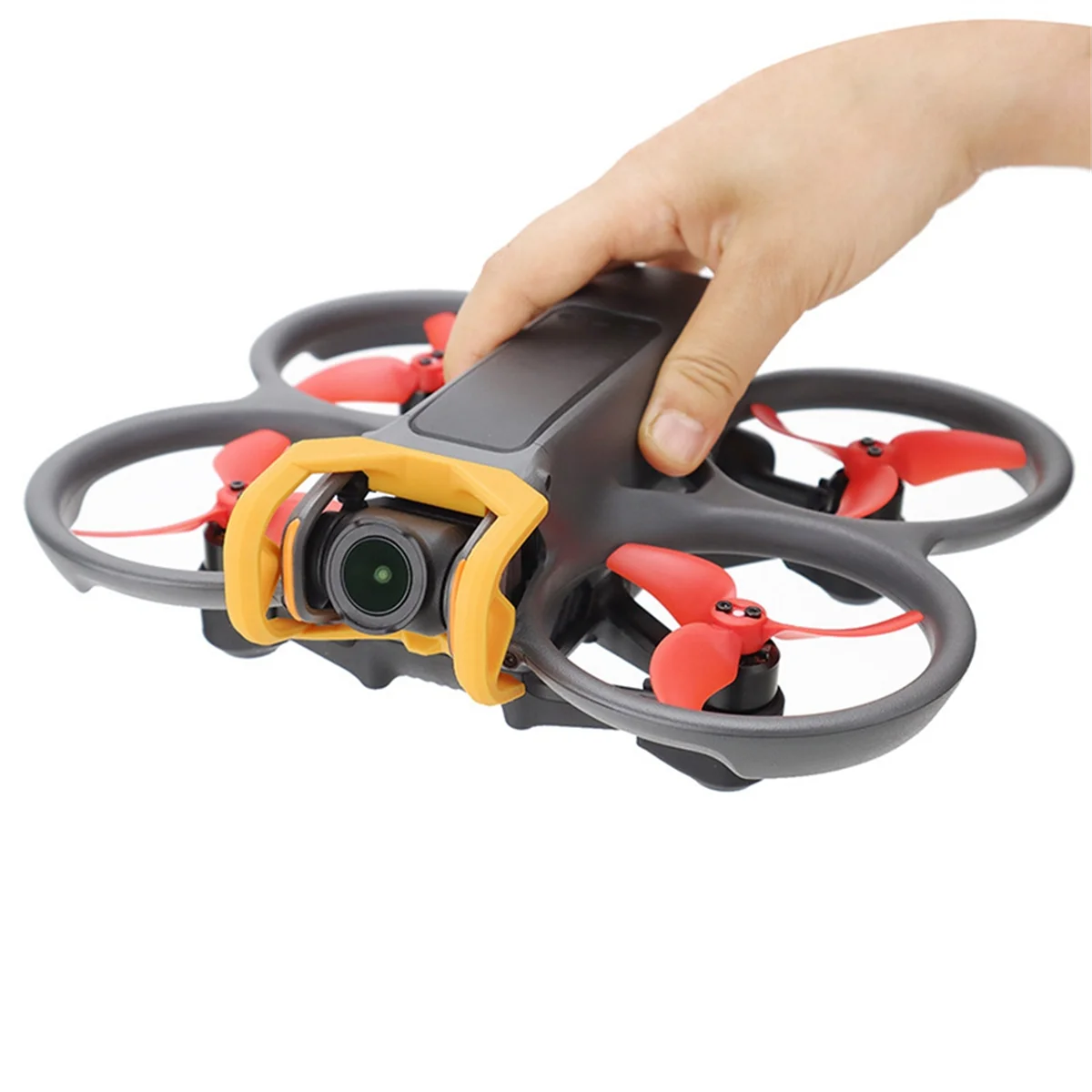 المصد المضاد للتصادم BVBV عدسة الميل لملحقات شريط الحماية بدون طيار DJI Avata 2 باللون البرتقالي