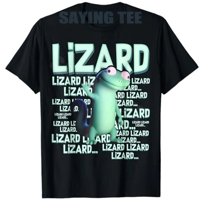 

Lizard-Lizard-Lizard Funny Weirdcore Animal Meme Viral Трендовая футболка с юмором Y2k Футболка с надписью Новинка Подарочные блузки с короткими рукавами
