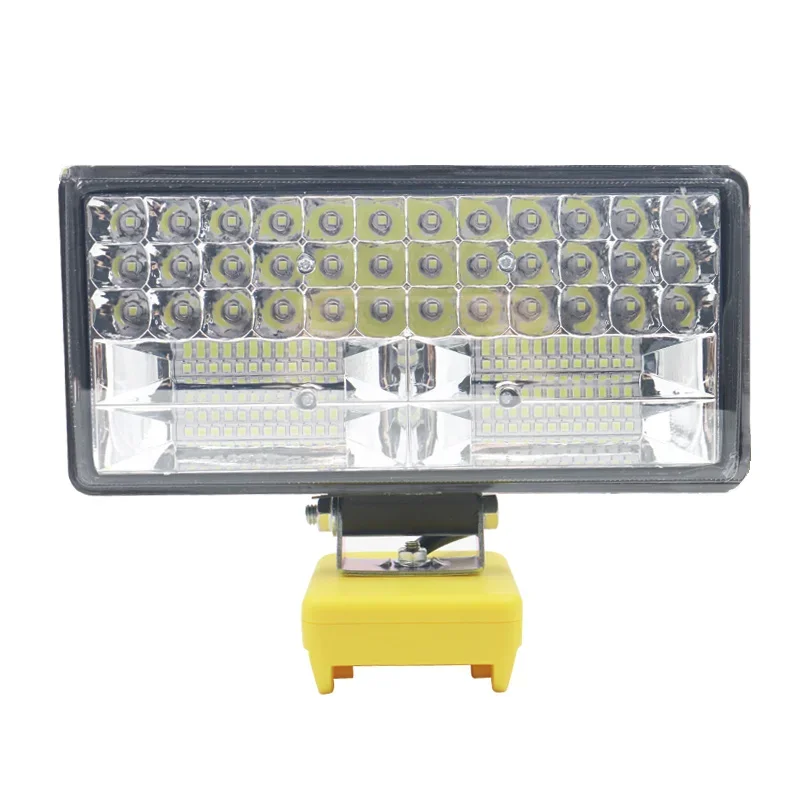 8 Inch Car LED Work Lights Flashlights Electric Torch Spotlight For Dewalt DCB206 18V 20V 60V Li-ion Battery USB Power Bank